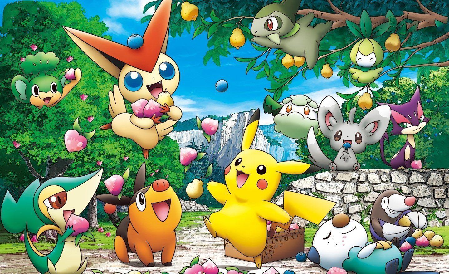 Forest with Jirachi